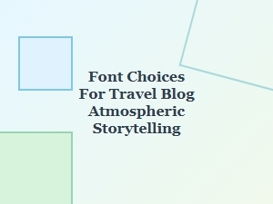Crafting Journeys with Warm Typographic Tones